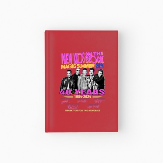 Discover NKids On The Block Tour 2024 Hardcover Journal