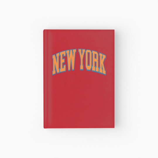 Discover Vintage New York Basketball Cropped Hardcover Journal Knicks Hardcover Journal