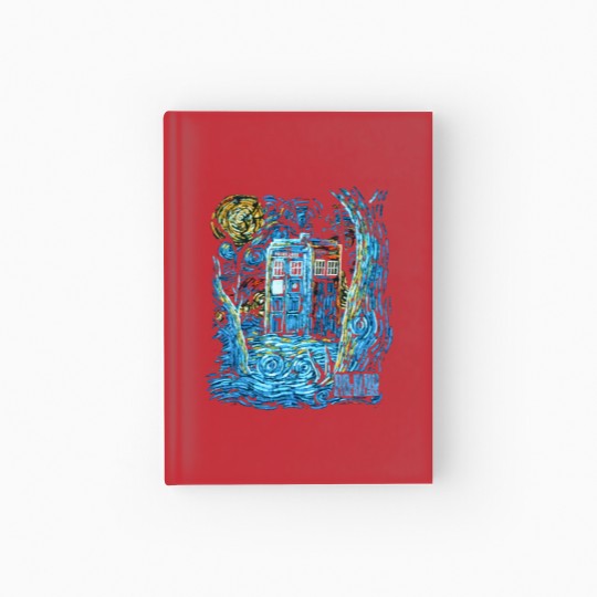 Discover Dr Who and the Daleks Mens Hardcover Journal Size M Short Sleeve Black