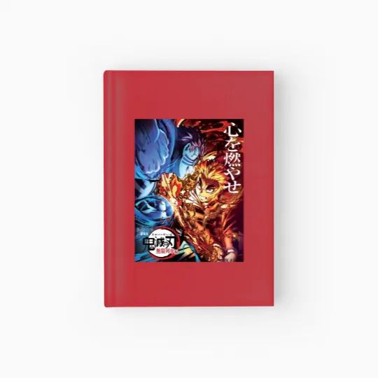 Discover Kyojuro Kyo Rengokoo vs Akaza Hardcover Journal