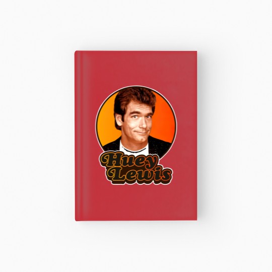 Discover Huey Lewis And The News Tribute Unisex Vintage Hardcover Journal