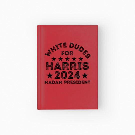 Discover Harris Support Hardcover Journal for Kamala Harris 2024