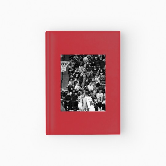 Discover Anthony Edwards - Dunk Of The Year - Black/White Classic Hardcover Journal