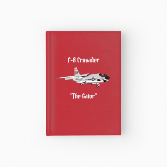 Discover Vought F-8 Crusader Hardcover Journal