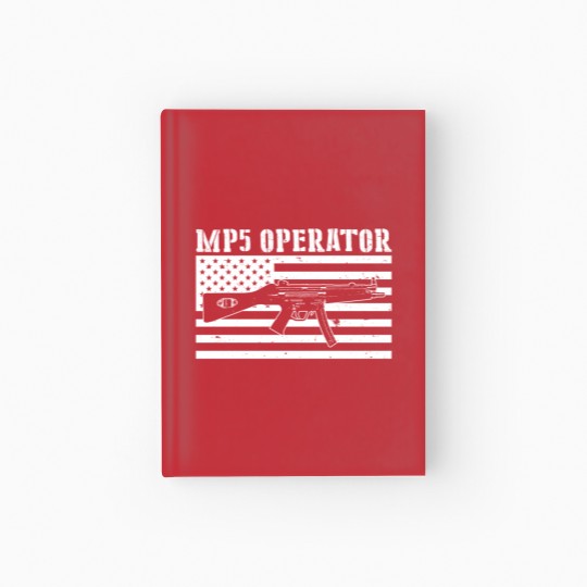 Discover MP5 OPERATOR USA FLAG Hardcover Journal