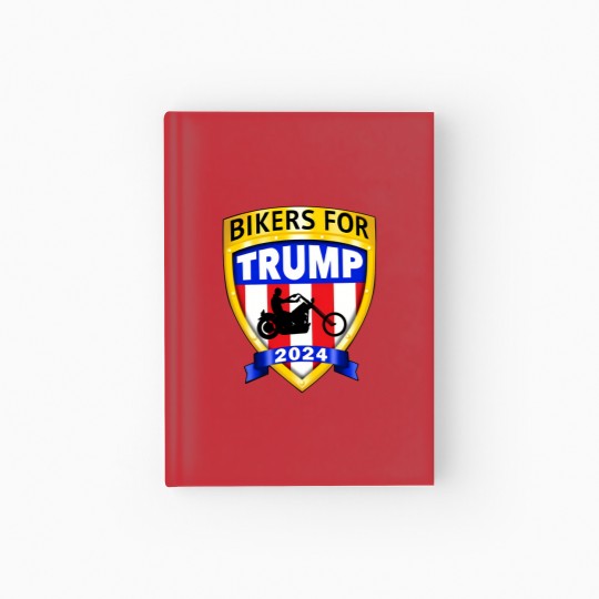 Discover Bikers for Trump 2024 American Hardcover Journal