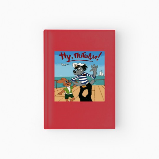 Discover Nu pogodi with the rabbit cartoon Hardcover Journal