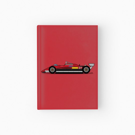 Discover Gilles Villeneuve 126 C2 Hardcover Journal