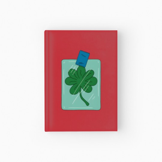 Discover Frys 7 leaf clover - Futurama Hardcover Journal
