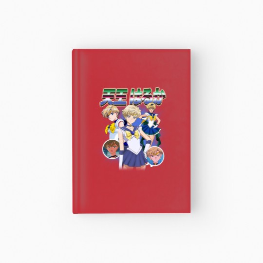 Discover Vintage Sailor Uranus Hardcover Journals - Sailor Moon Accessories