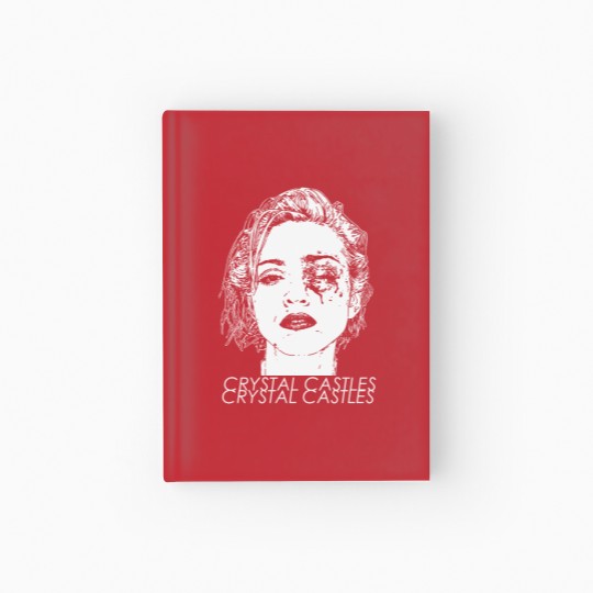 Discover Crystal Castles - Madonna Bruised Unisex Hardcover Journal Full Size S to 5XL