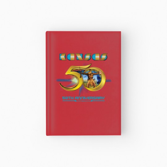 Discover Kansas 50th Anniversary Tour Leftoverture Point of Know Return Hardcover Journal