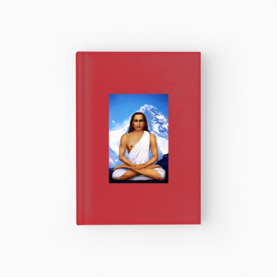 Discover Mahavatar Babaji In Lotus Posture In Himalayas 904 Hardcover Journal