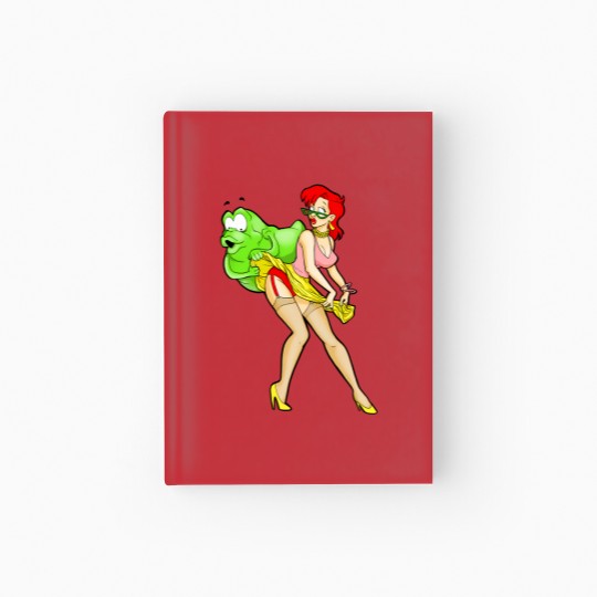 Discover Janine  Slimer Hardcover Journal