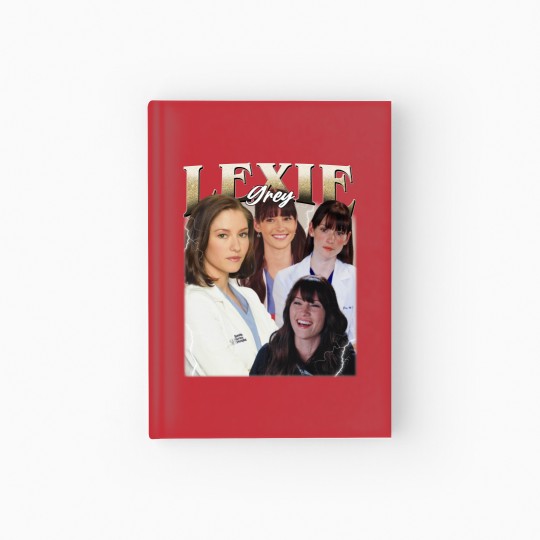 Discover Lexie Grey Vintage Hardcover Journal, Gift For Woman and Man Unisex Hardcover Journal
