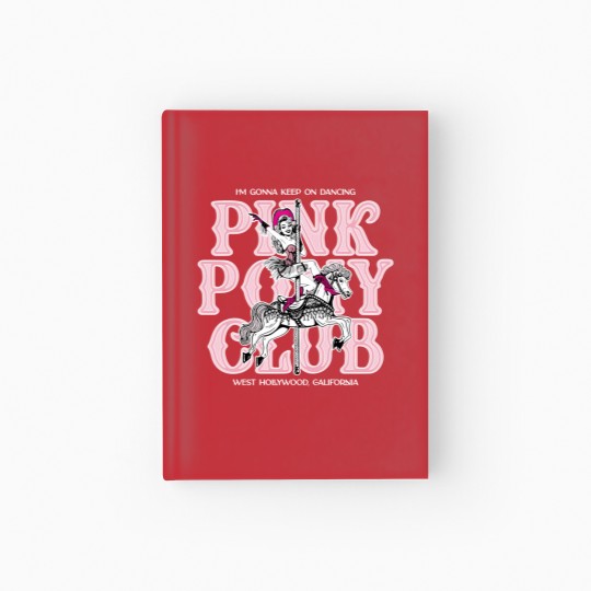 Discover Pink Pony Club Unisex Jersey Short Sleeve Hardcover Journal, Chappell Roan Fan Hardcover Journal