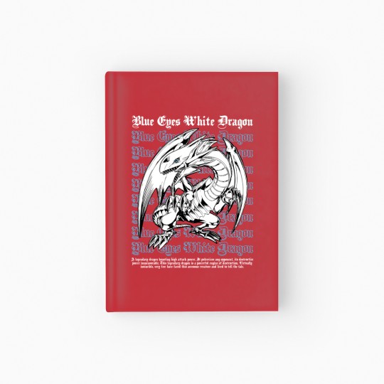 Discover Blue Eyes White Dragon Yugioh Duel Monsters Anime Hardcover Journal