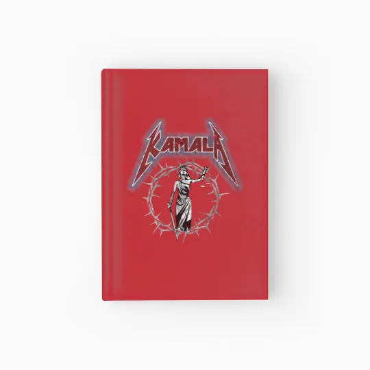 Discover Kamala Harris Rock Band Hardcover Journal