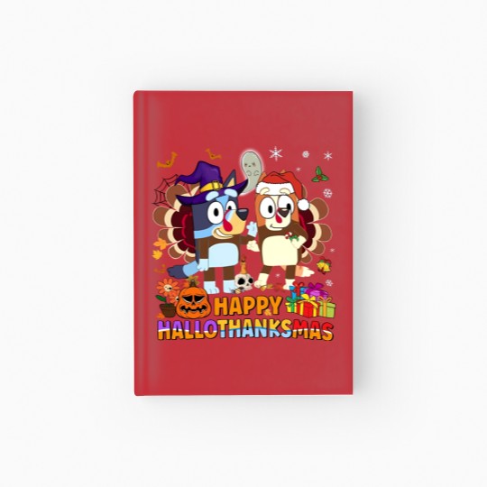 Discover BlueyDad Bingo Halloween Thanksgiving Hardcover Journal