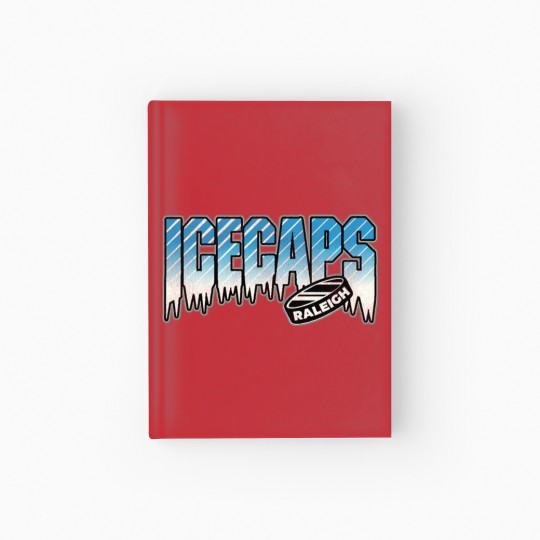 Discover Defunct Raleigh Ice Caps Hockey Team Hardcover Journal