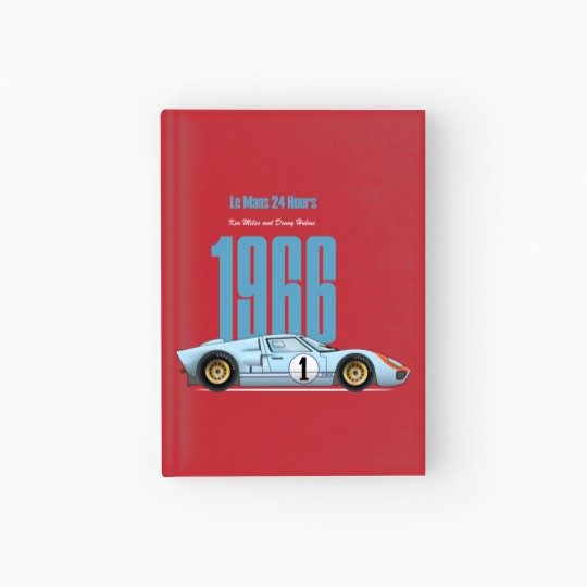 Discover GT40 Ken Miles 1966 Hardcover Journal