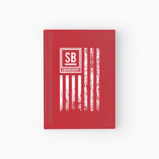 Discover squarebody truck c10 usa flag squarebody nation Hardcover Journal