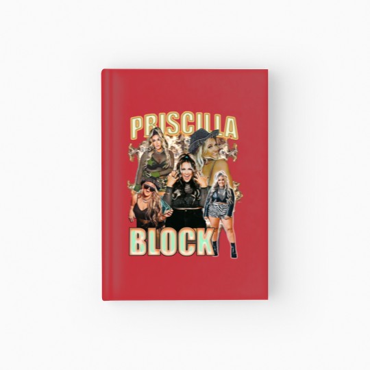 Discover Vintage Priscilla Block 90s Hardcover Journal