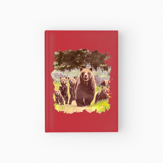 Discover Grizzly 399 And Quad Hardcover Journal