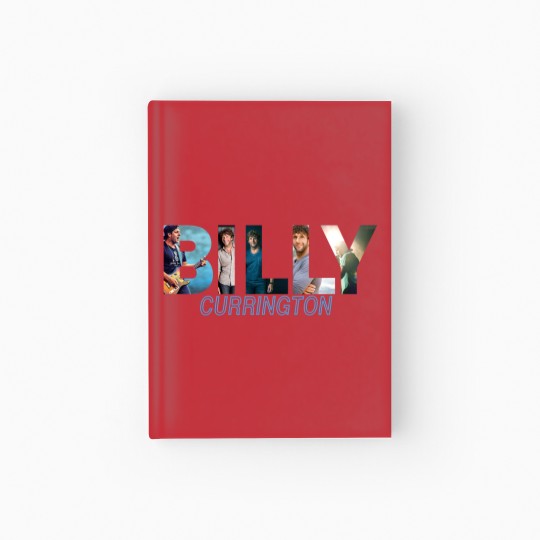 Discover Billy Currington classic Hardcover Journal  Billy Currington sticker Sticker Hardcover Journal