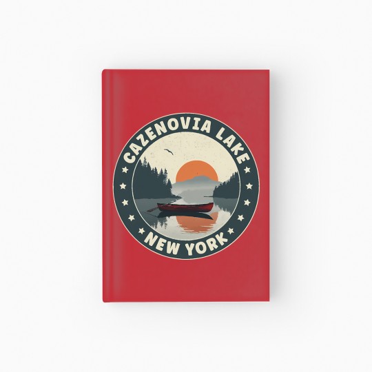 Discover Cazenovia Lake Cazenovia Lake New York Sunset Hardcover Journal