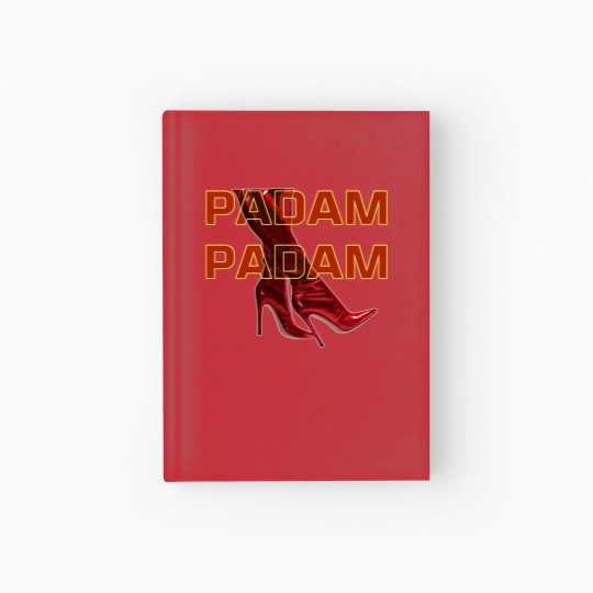 Discover PADAM PADAM Red Fierce Boots Short Sleeve Hardcover Journal