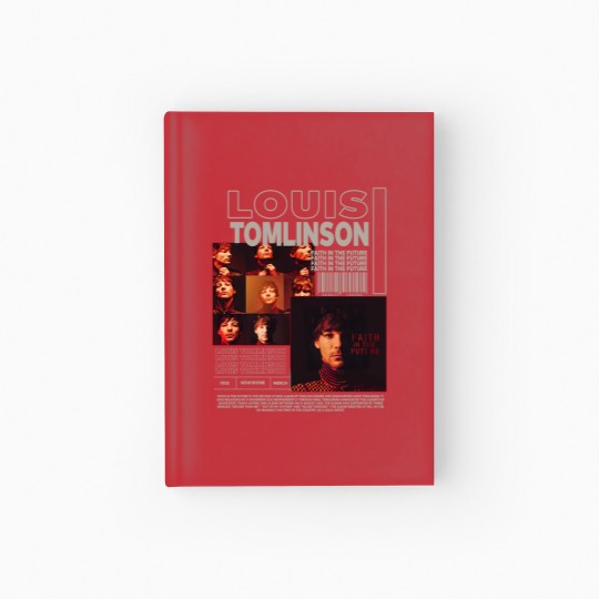 Discover Louis Tomlinson Vintage Hardcover Journal, Louis Tomlinson Faith