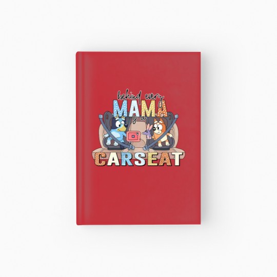 Discover BlueyDad Mama Car Seat Hardcover Journal