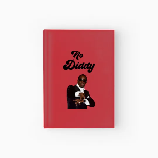 Discover No Diddy Hardcover Journal | Funny Parody | P Diddy | Hilarious Gift for Her