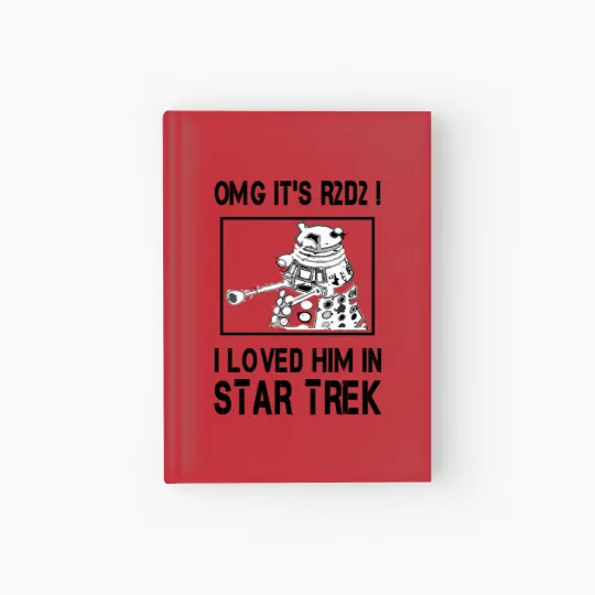 Discover OMG its R2D2 Dr Who Funny Essential Hardcover Journal
