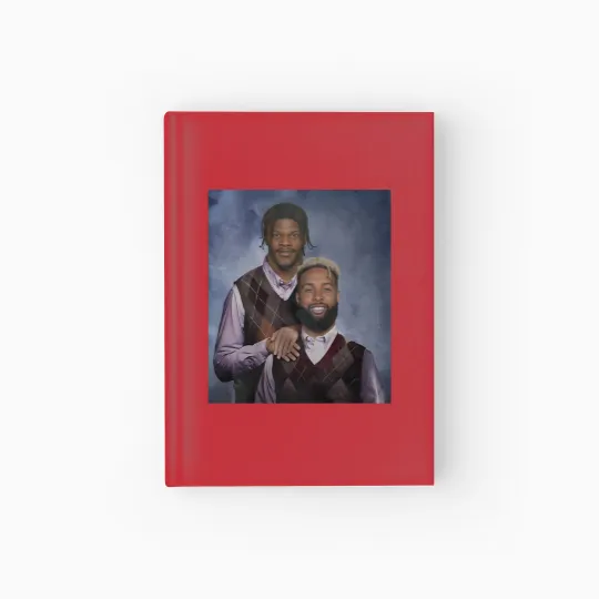 Discover Lamar Jackson OBJ Odell Beckham Jr Baltimore Football Hardcover Journal