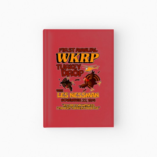 Discover Thanksgiving 1st Annual WKRP Turkey Drop Hardcover Journal