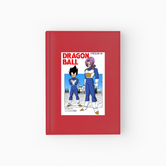 Discover DBZ Vegeta & Trunks Manga Cover Hardcover Journal