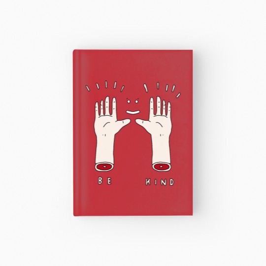 Discover Frightened Rabbit “Be Kind” Hands Hardcover Journal