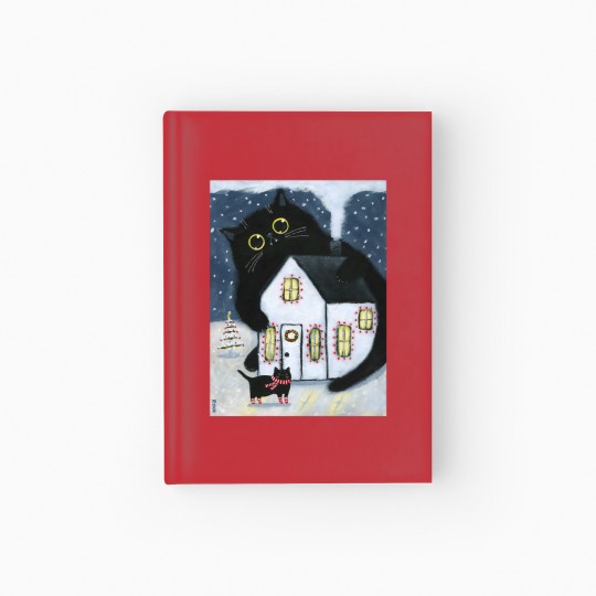 Discover The Yule Cat Hardcover Journal