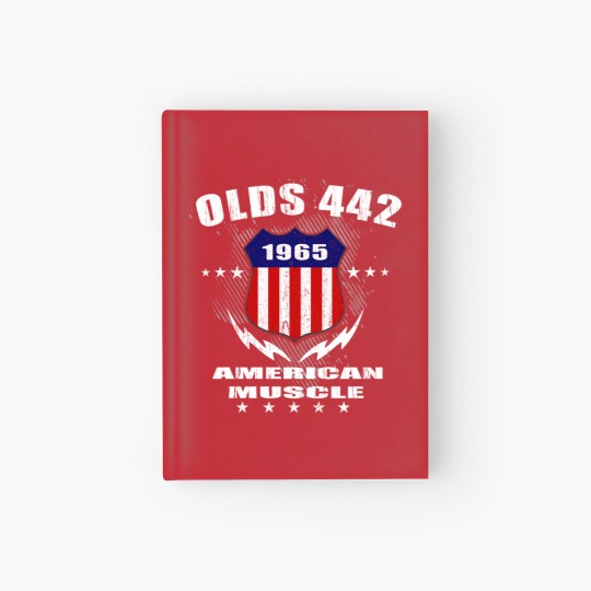 Discover 1965 Olds 442 American Muscle v3 Hardcover Journal