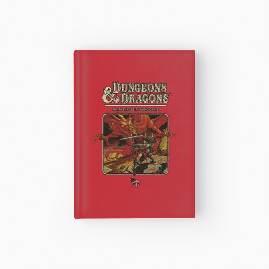 Discover Vintage Unisex Hardcover Journal - USA Dungeon & Dragon 1974