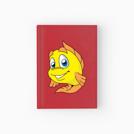 Discover Freddi Fish Hardcover Journal