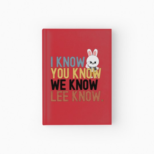 Discover Lee Know Stray Kids Funny Hardcover Journal