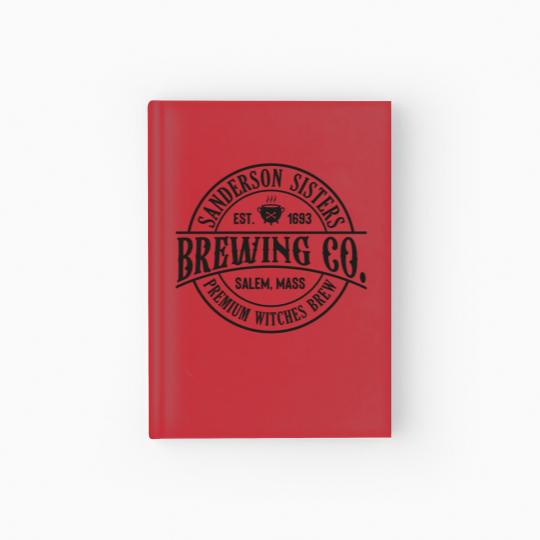 Discover Sanderson Sisters Brewing Co Hardcover Journal, sanderson sisters, halloween Hardcover Journal, plus size 3x 4x 5x, witches Hardcover Journal, fall Hardcover Journal