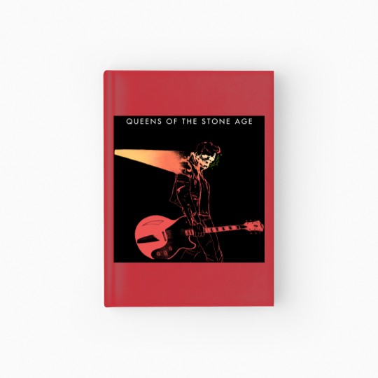 Discover Queens Of The Stone Age Skeleton Guitar Player Hardcover Journal, Queens Of the Stone Age Hardcover Journal
