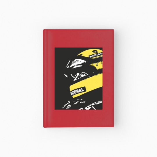 Discover Ayrton Sennaa drawing Hardcover Journal