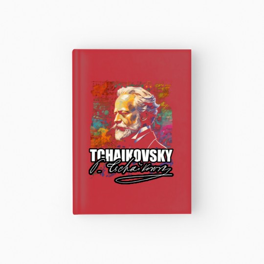 Discover music tchaikovsky Hardcover Journal