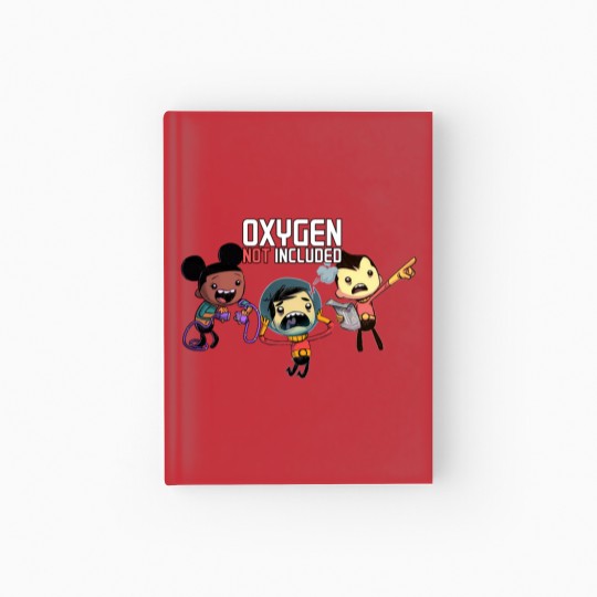 Discover Oxygen Not Included! Hardcover Journal