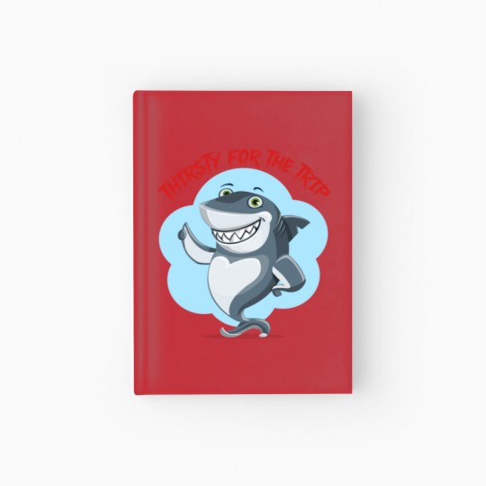 Discover Hungry shark Hardcover Journal